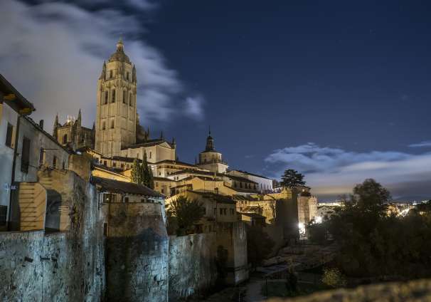Catedral Alcazar Ronda Juan II Nocturna Sin Iluminar